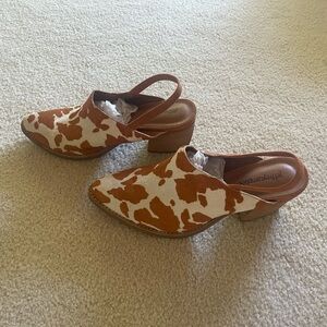 Jeffrey Campbell calf hair shoes.